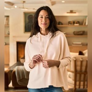 Frank + Eileen Kane Capelet Hoodie in Petal